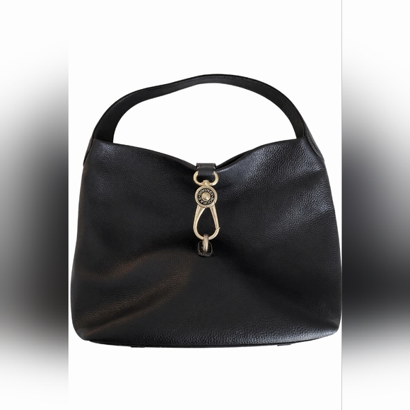 Dooney & Bourke Black Logo Lock Shoulder Bag - Picture 16 of 16